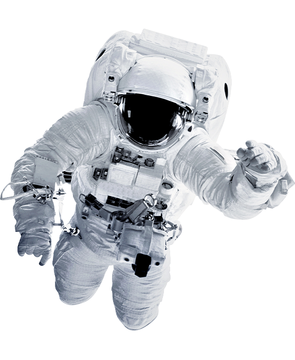 Imagem de um astronauta.